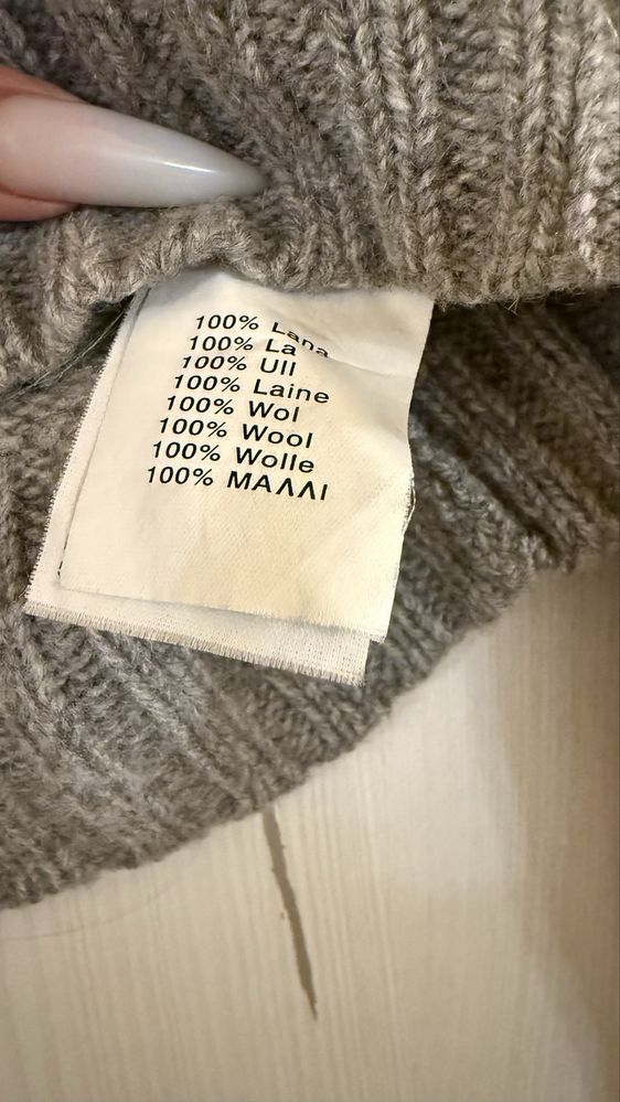Massimo dutti светр джемпер 100% шерсть