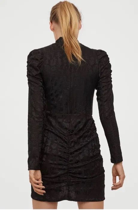 Sukienka H&M czarna mini, klasyczna, elegancka S