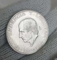 Srebrna moneta 5 Peso 1956