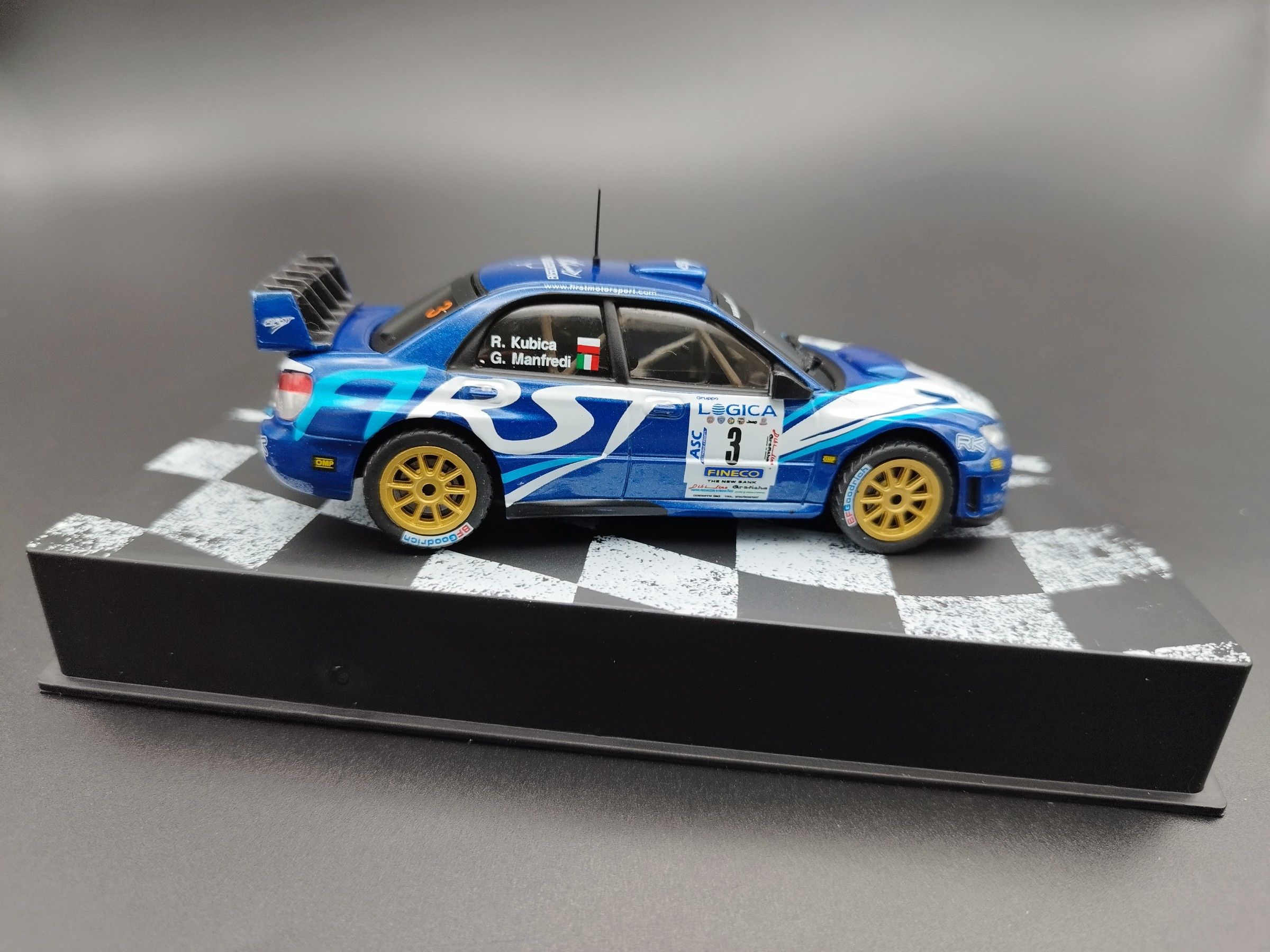 1:43 Deagostini Subaru Impreza WRC Robert Kubica/Giuliano Manfredi