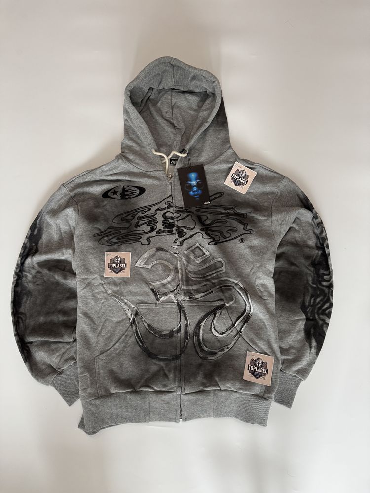 Не звичайна зіп-Худі Hell Star 35. Розмір S/M/L/XL
