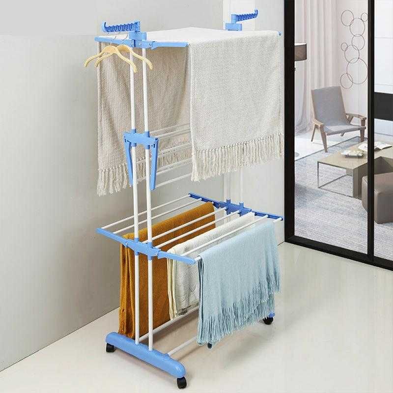 Багатоярусна сушарка для білизни складана 3-ярусна Garment Rack
