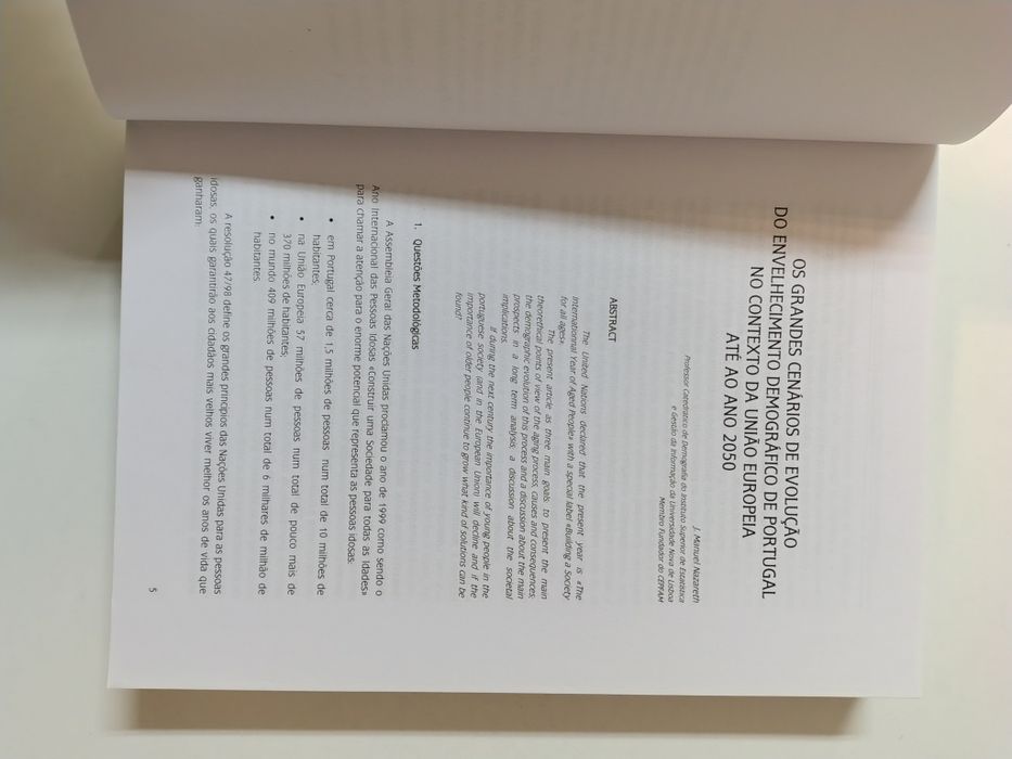 População e Sociedade, n° 5

Fernando de Sousa

N°5, 1999