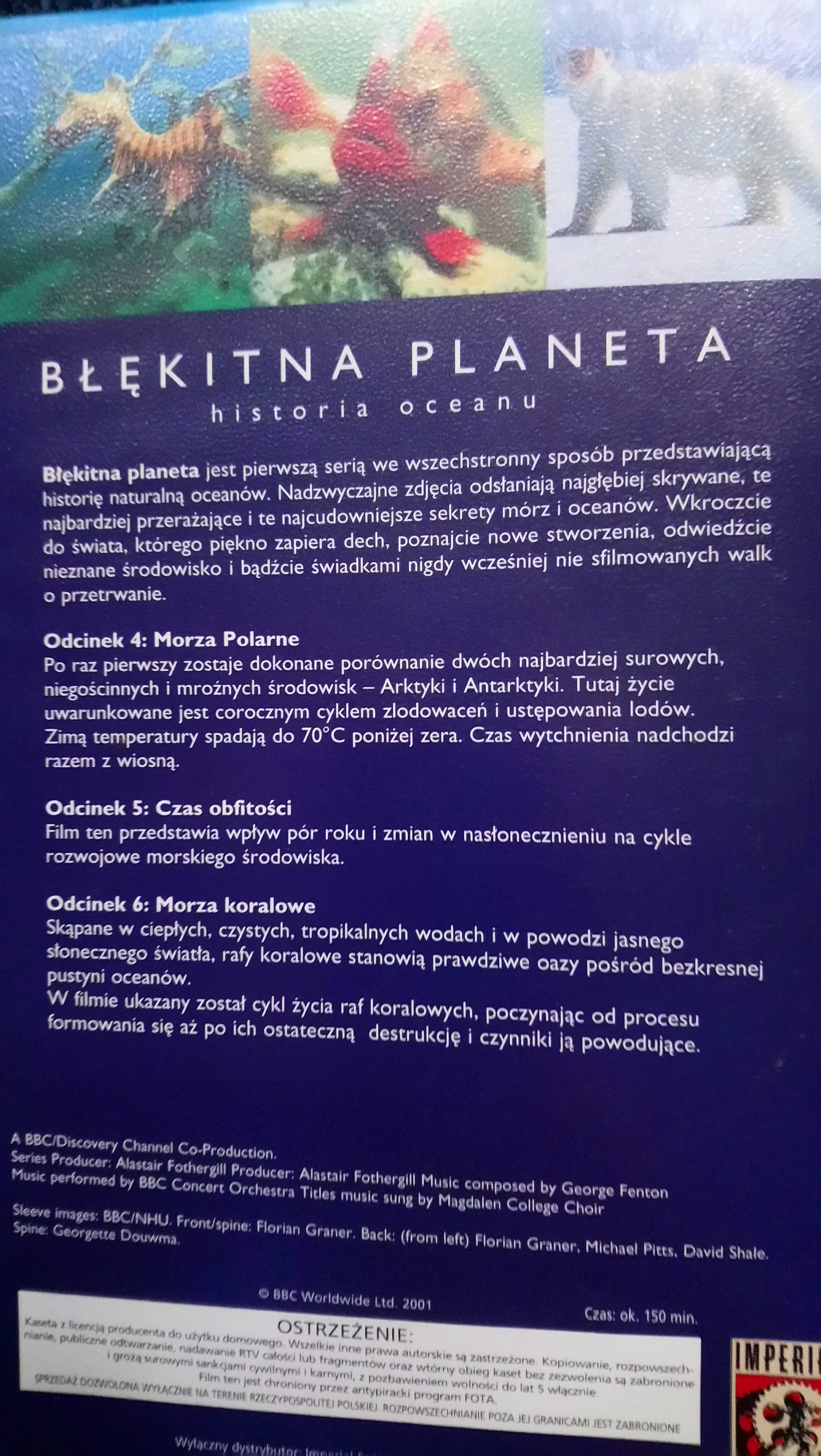 Błękitna Planeta  Kaseta wideo