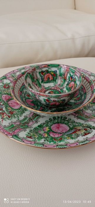 4 Peças de porcelana chinesa