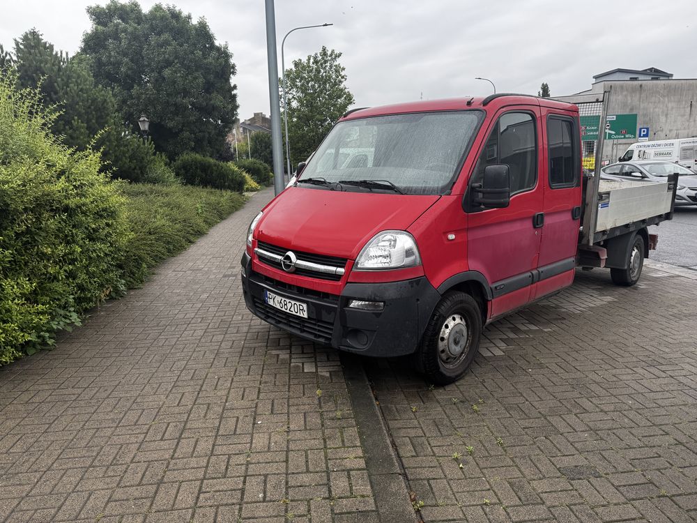Opel Movano 2,5 2008  doka, kiper, brygadówka