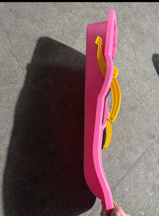 Sanki dziecięce różowe