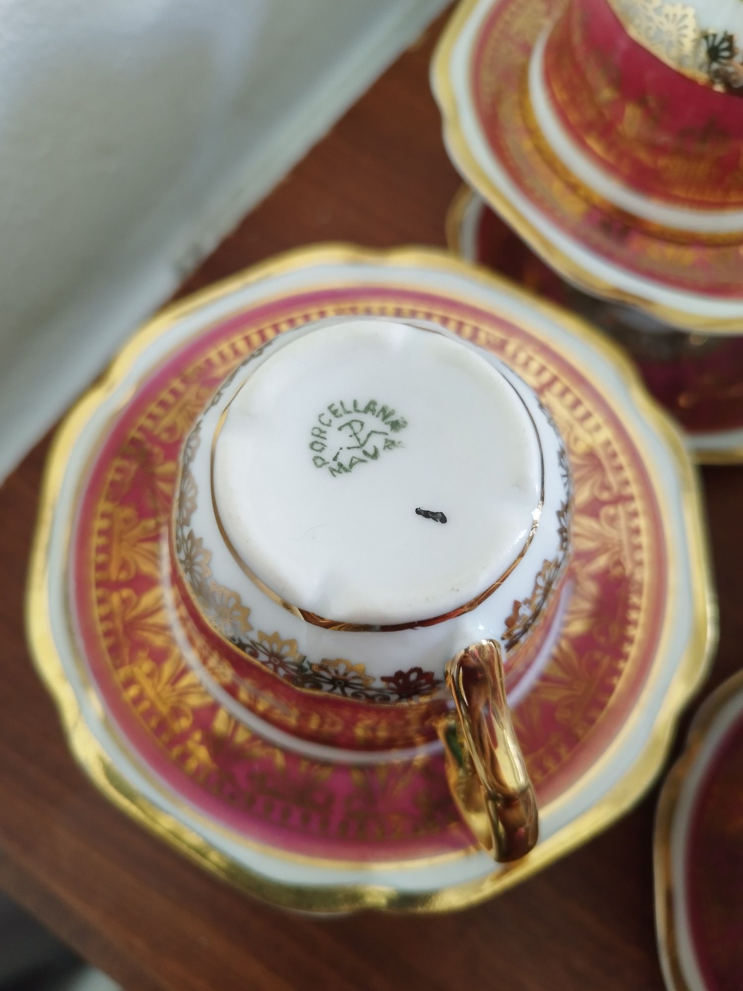 Serviço de chá e café porcelana Mauá
