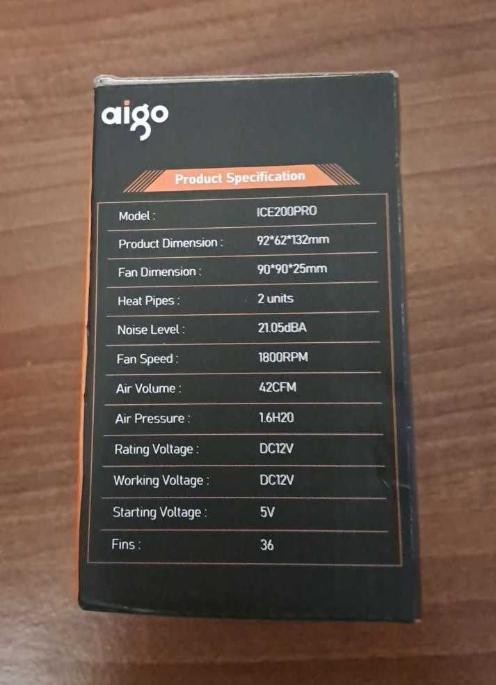 Кулер процесорний  AIGO ICE 200