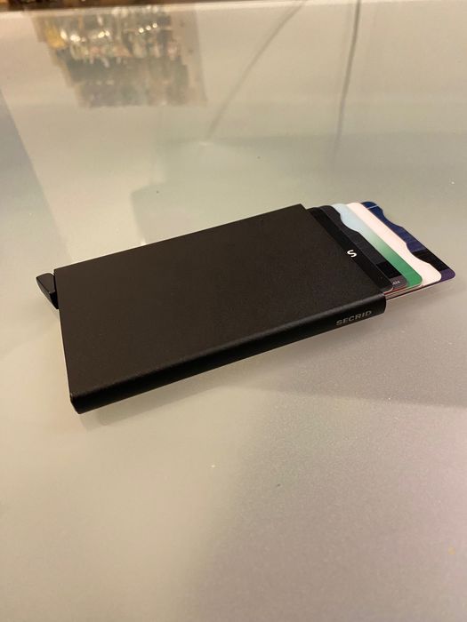Secrid Cardprotector Portfel Uniseks Aluminiowy, Powder Black