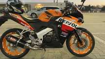 Honda cbr 125  cylinder malossi 166ccm