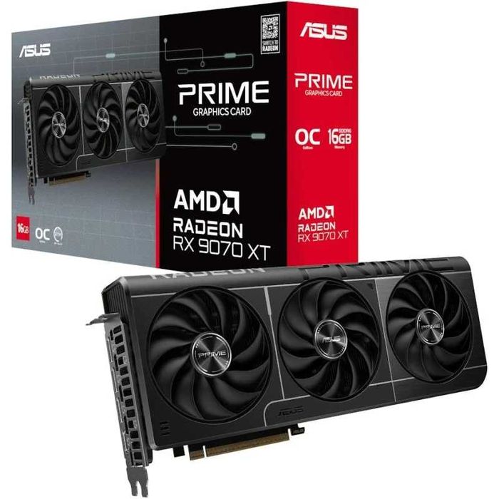 ASUS PRIME RX 9070 XT OC 16 GB GDDR6 FSR 4