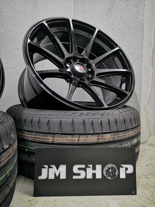 Felgi JR11 18" 8,5J ET35 5x100 5x120 Gloss Black