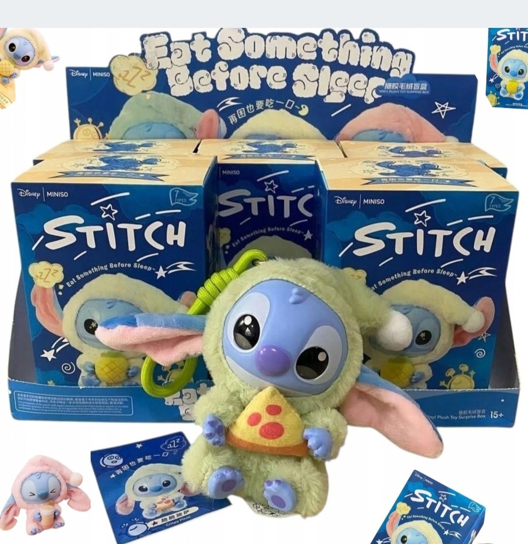 Stich labubu maskotka brelok