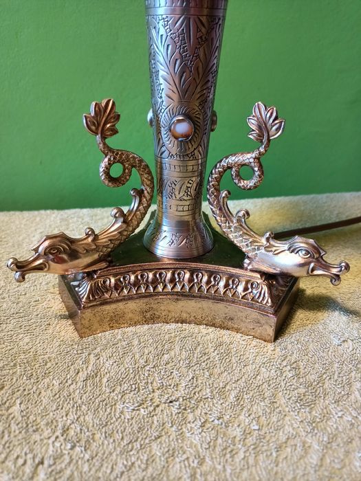 Lampa indyjska, kolonialna,hand made.
