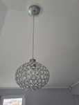 Lampa wisząca i trzy kinkiety