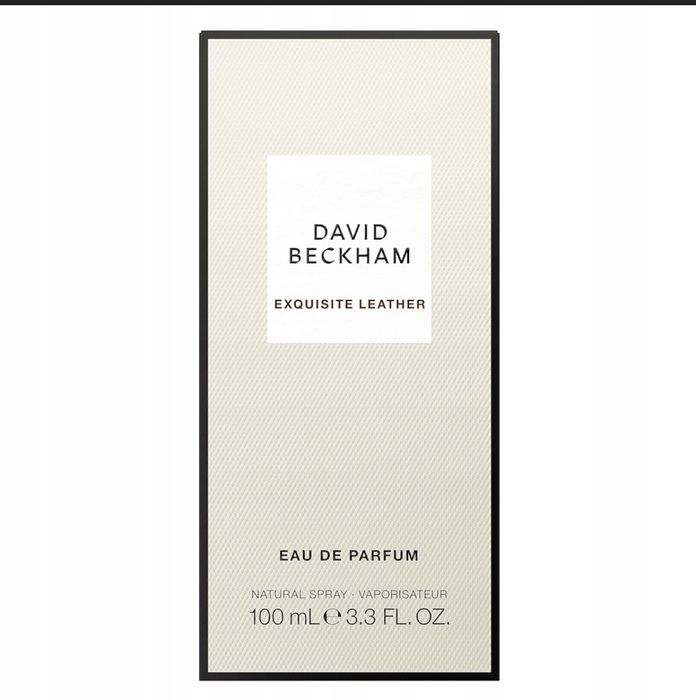 DAVID BECKHAM Exquisite Leather EDP Perfum dla Mężczyzn 100ML Nowy