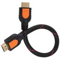 Кабель в оплетке 30см HDMI -> HDMI 1.4v 2К FULL HD 1080P короткий