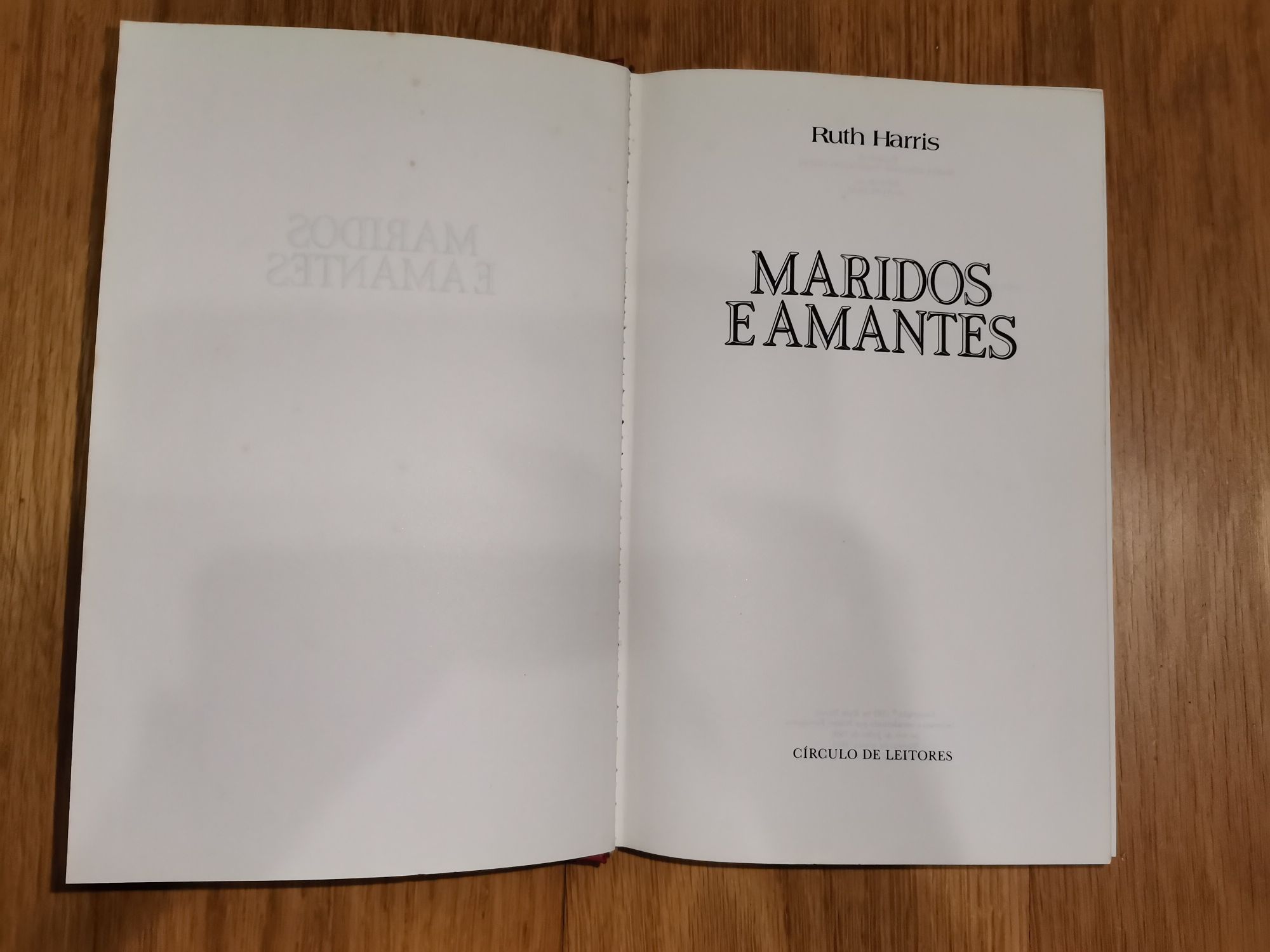 Livro maridos e amantes, Ruth Harris, círculo de leitores