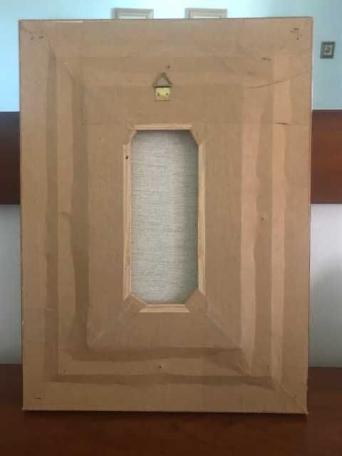 Conjunto 2 quadros óleo desenho violinos. originais assinados Rosa Lei