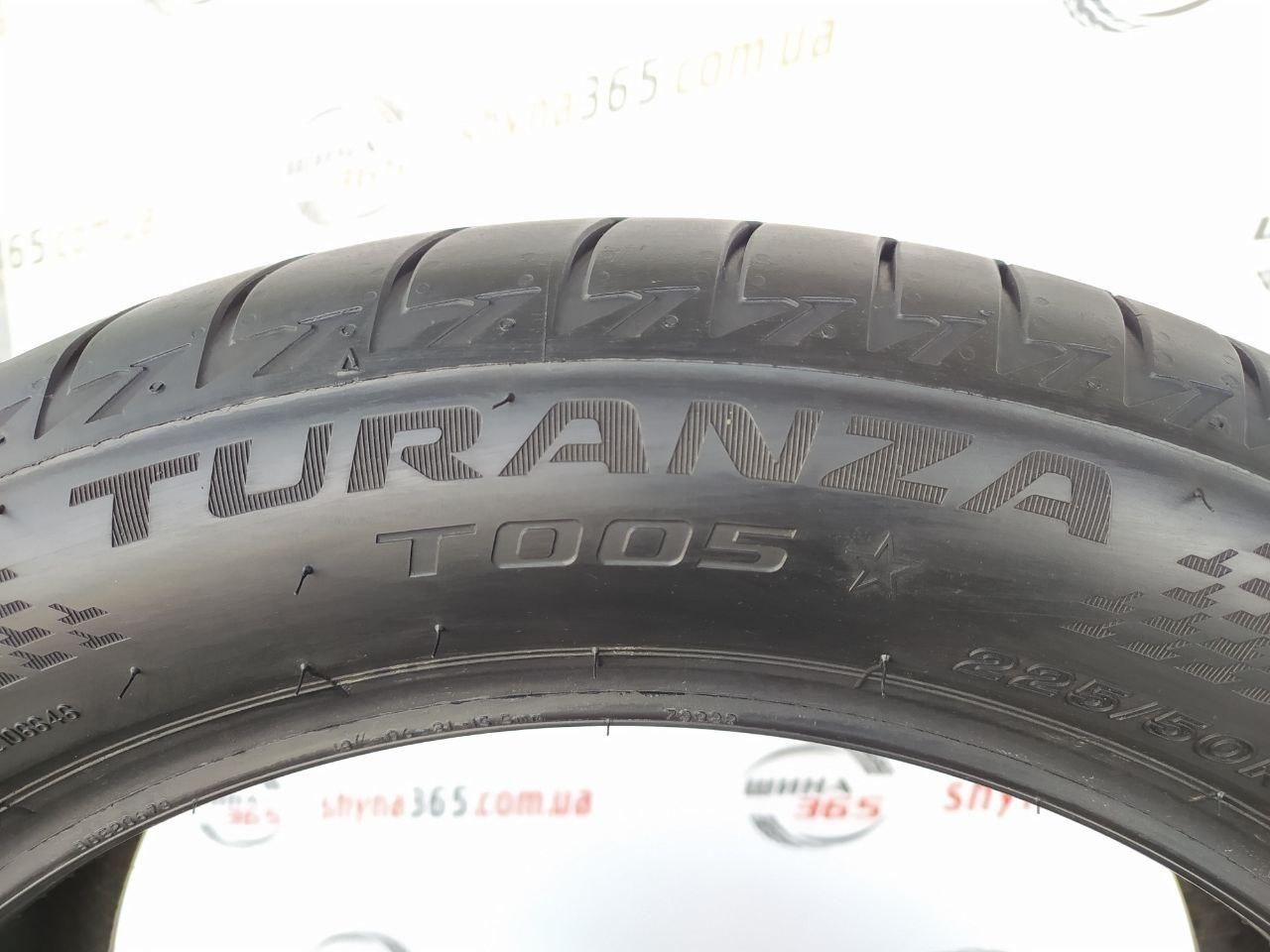 шини бу літо 225/50 r18 bridgestone turanza t005 6mm