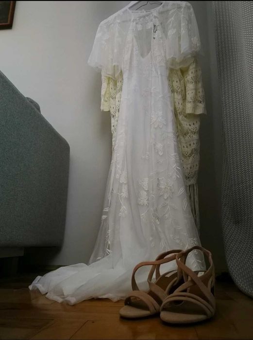Suknia ślubna Boho asos