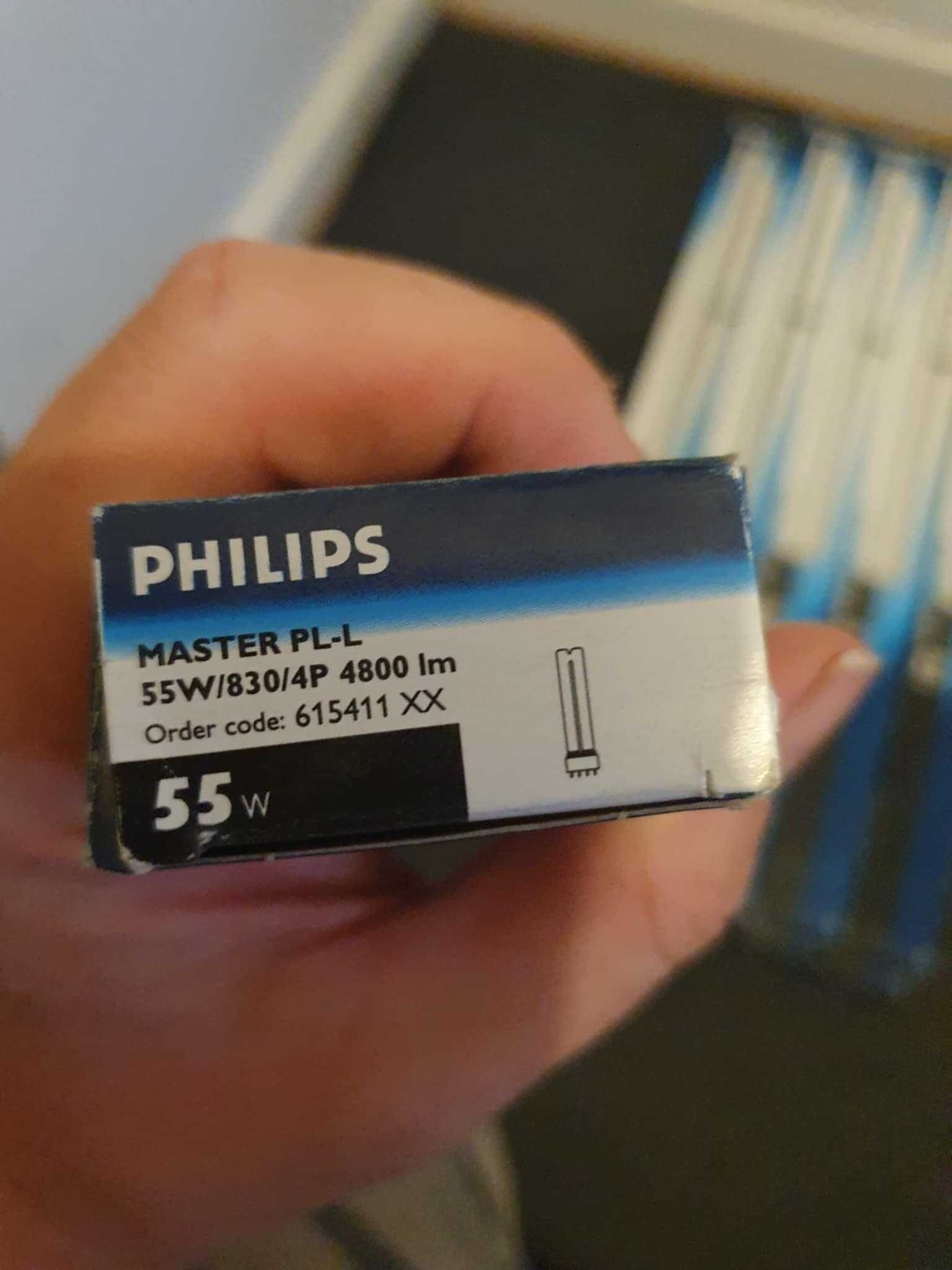 10 szt Nowe swietlowki Philips MASTER PL-L 55W/830/4P 4800 Lumen