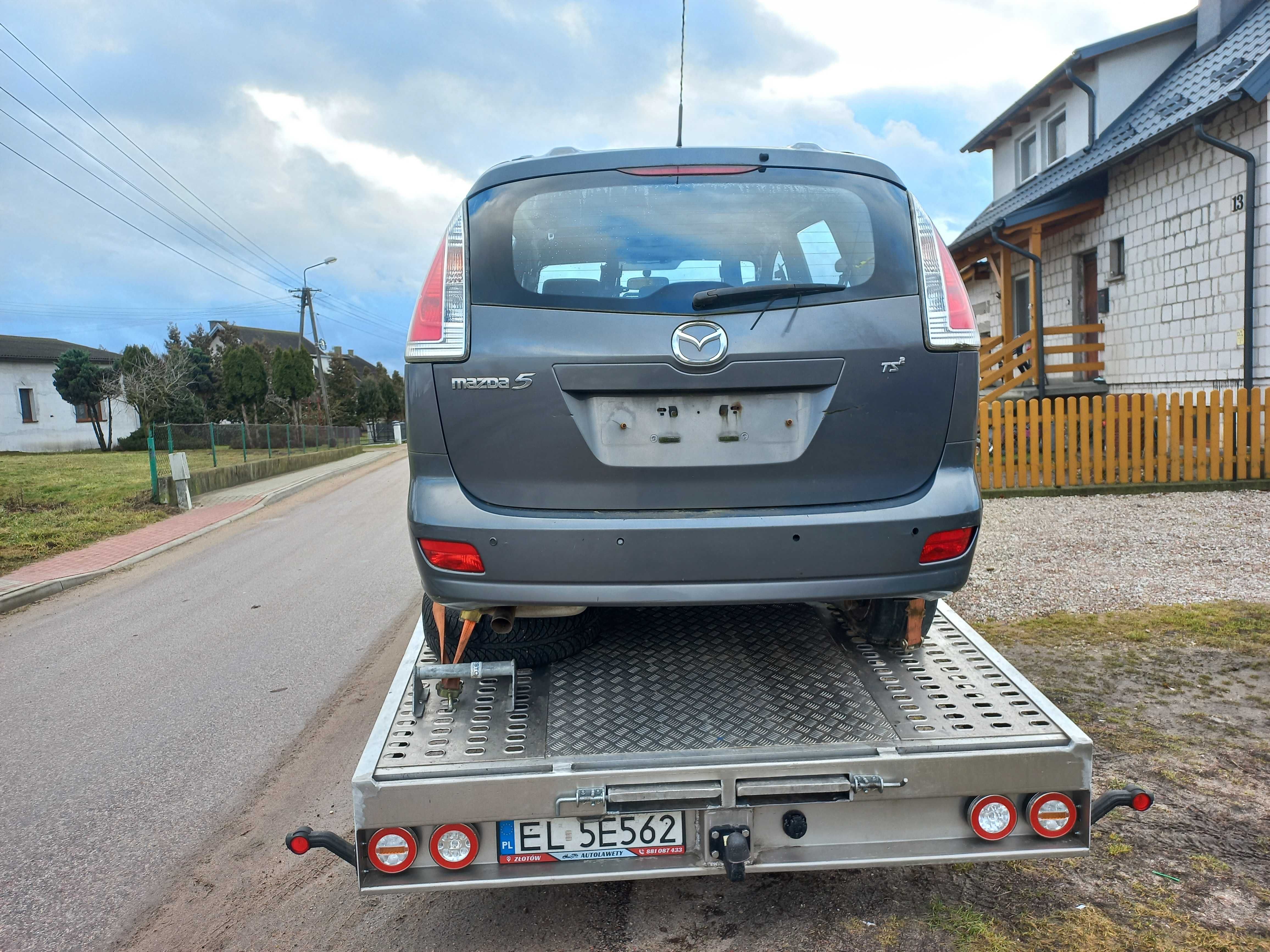 Mazda 5 32s klapa zderzak lampy mgielne