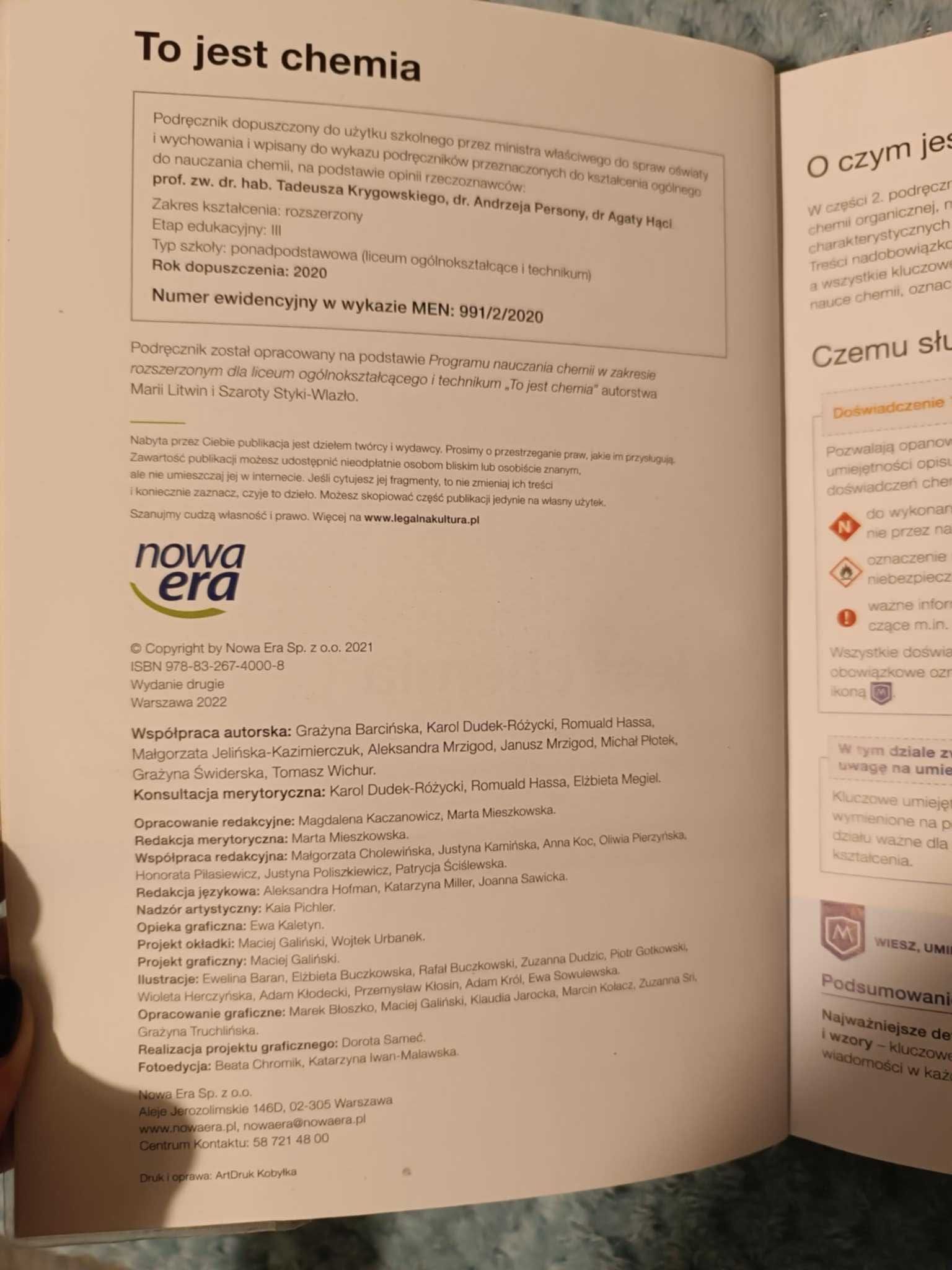 To jest chemia 2 - podręcznik zakres rozszerzony