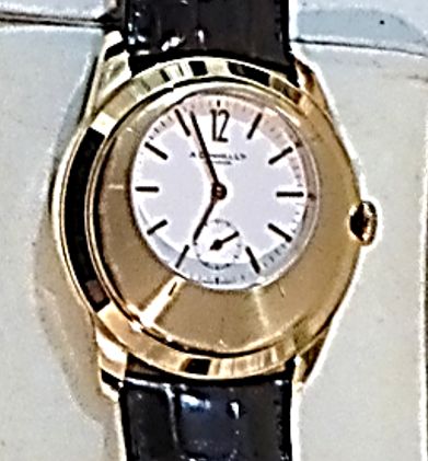 Relógio Dunhill ouro rosa mecânico