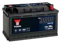 Akumulator 12V 80Ah 800A P+ AGM Start-Stop YUASA YBX9115
