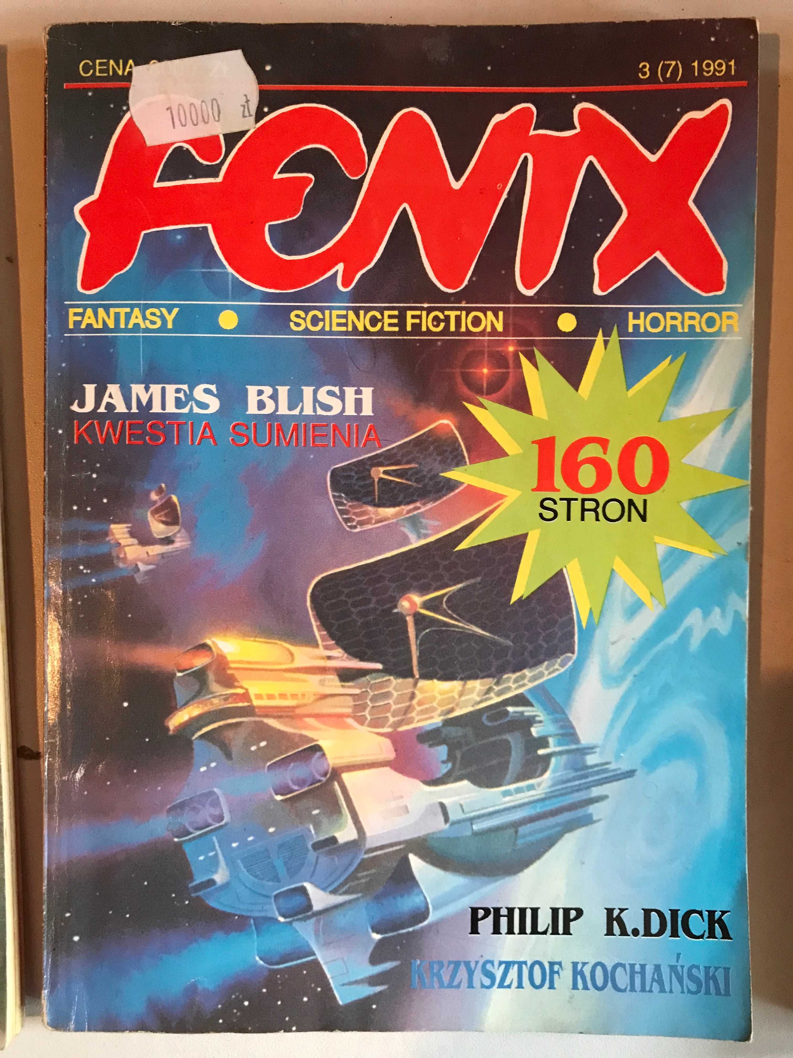 Czasopismo Fenix nr 3 1991 fantasy science fiction horror
