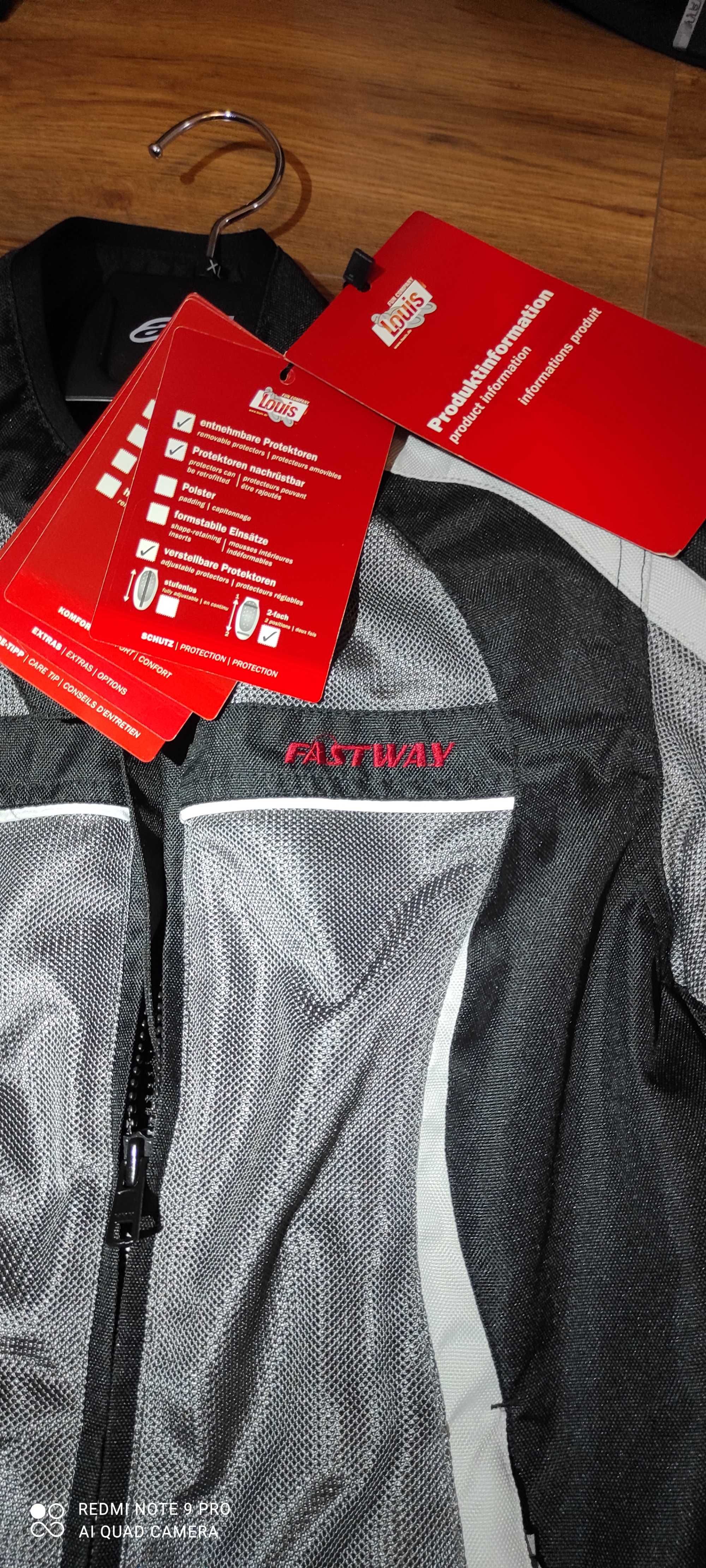 Kombinezon motocyklowy tekstylny damski firmy Fastway, rozmiar 42, XL