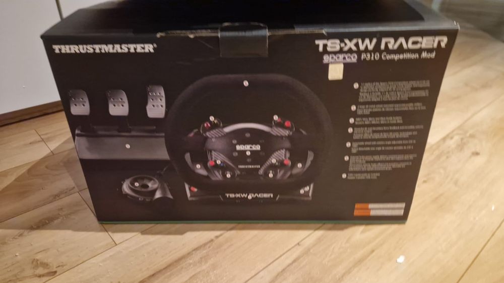 Kierownica Thrustmaster TS-XW Racer + nowa hydrołapa i Shifterem logit