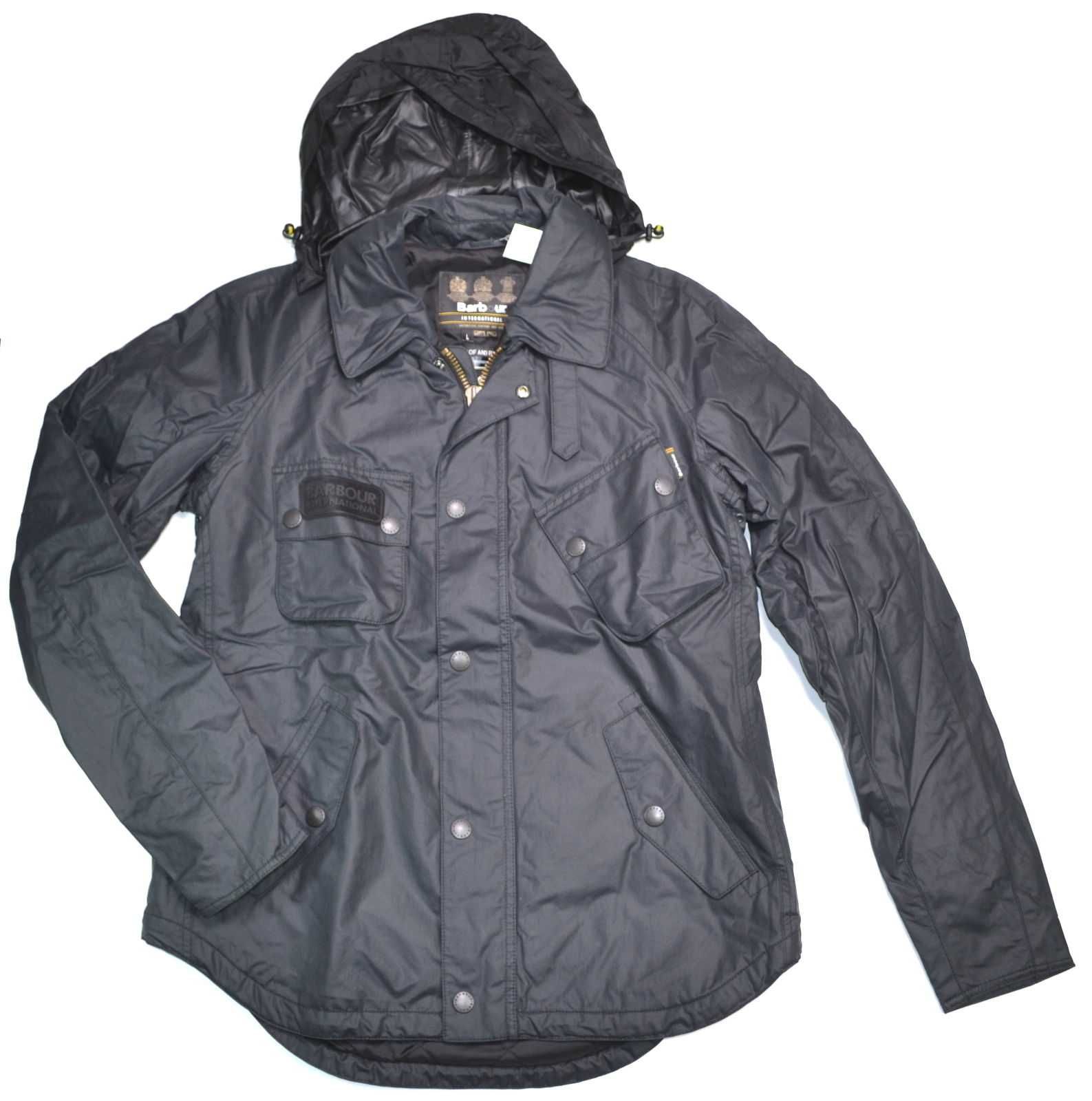 ЕДИНСТВЕННАЯ модель c шоурум прорезиненная куртка APOLLO BARBOUR ( L )