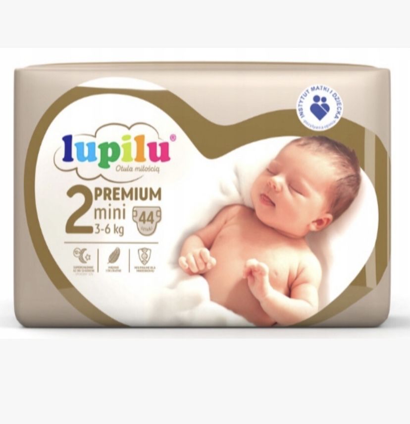 Pampersy pieluszki Lupilu 2 dwupak 2 paczki 88 szt. Jumbo bag