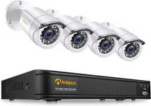 Sistema de videovigilância com 4 camaras, novo