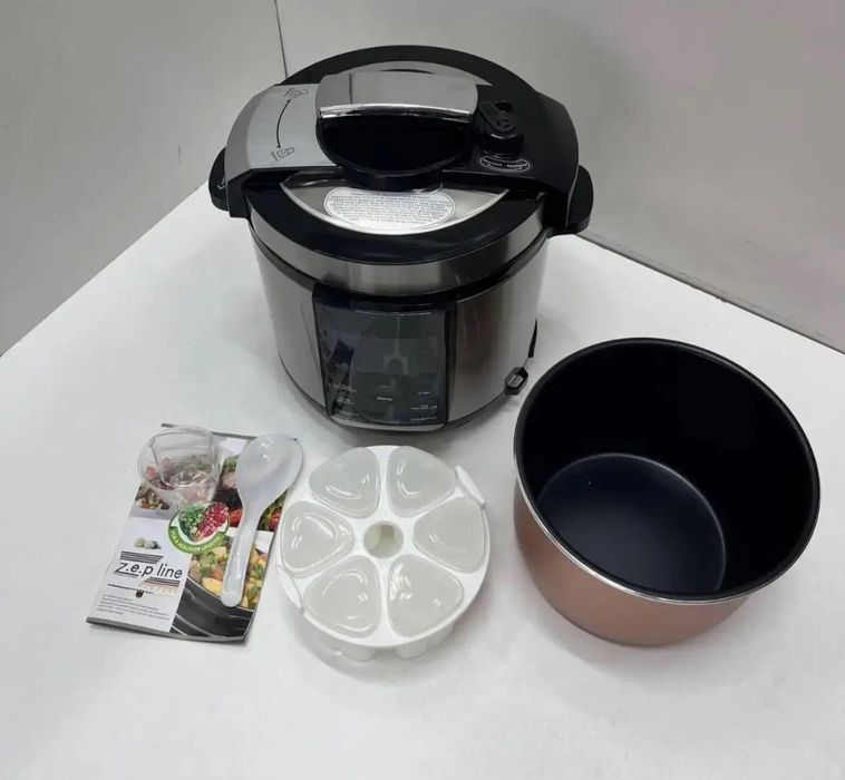 Мультиварка скороварка йогуртниця 29 програм, 7л, 3000w Zepline ZP-125