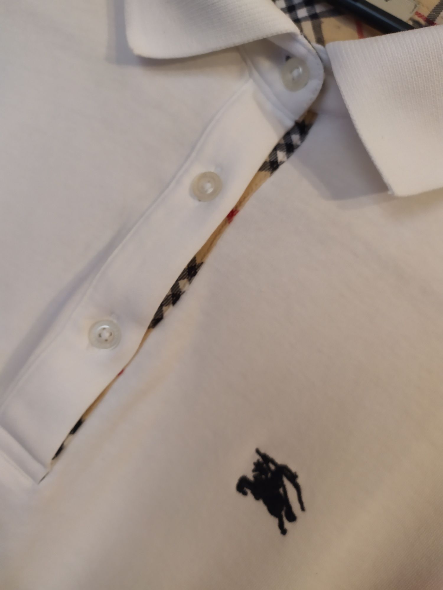 Burberry London polo t-shirt koszulka damska krótki rękaw S M