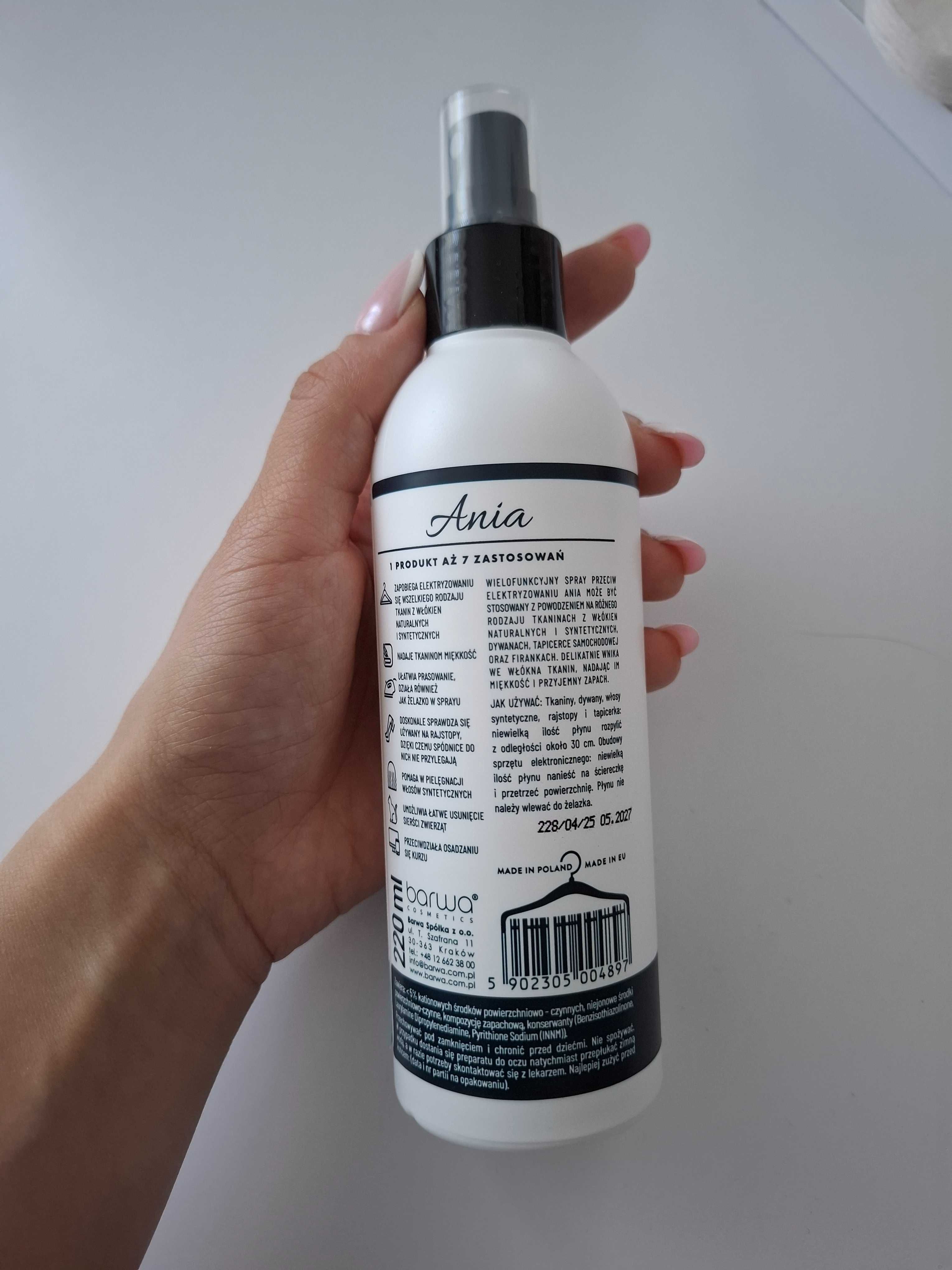 Ania spray przeciw elektryzowaniu