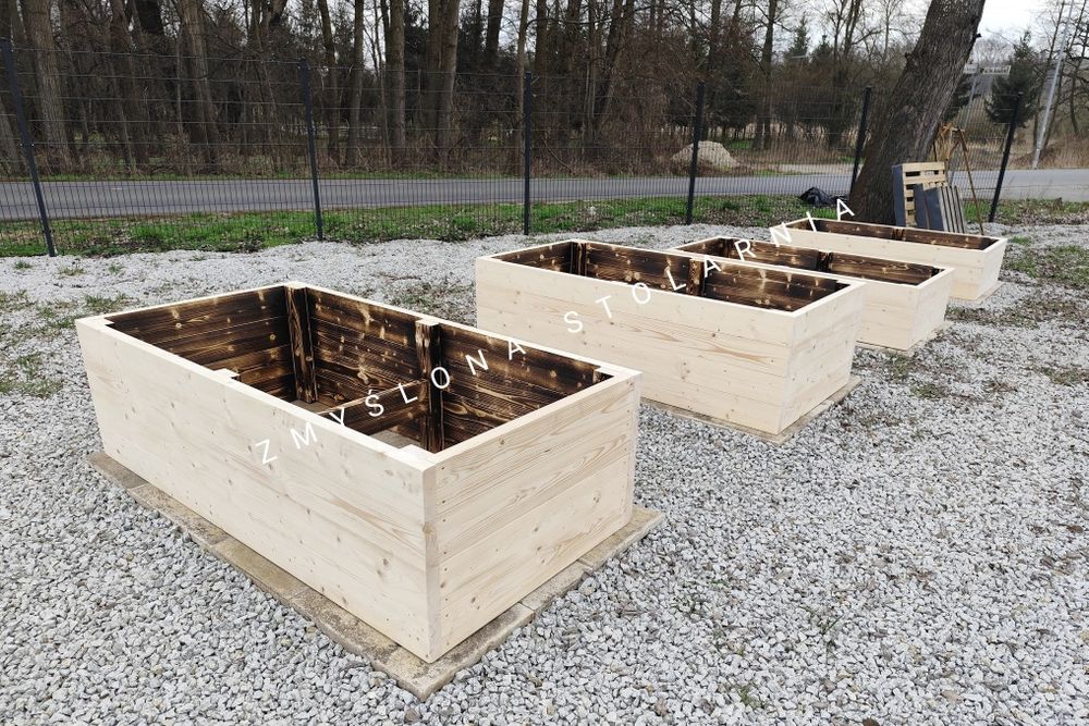 Podwyższone grządki gr. 4,5cm! Warzywnik, skrzynia na warzywa. PREMIUM