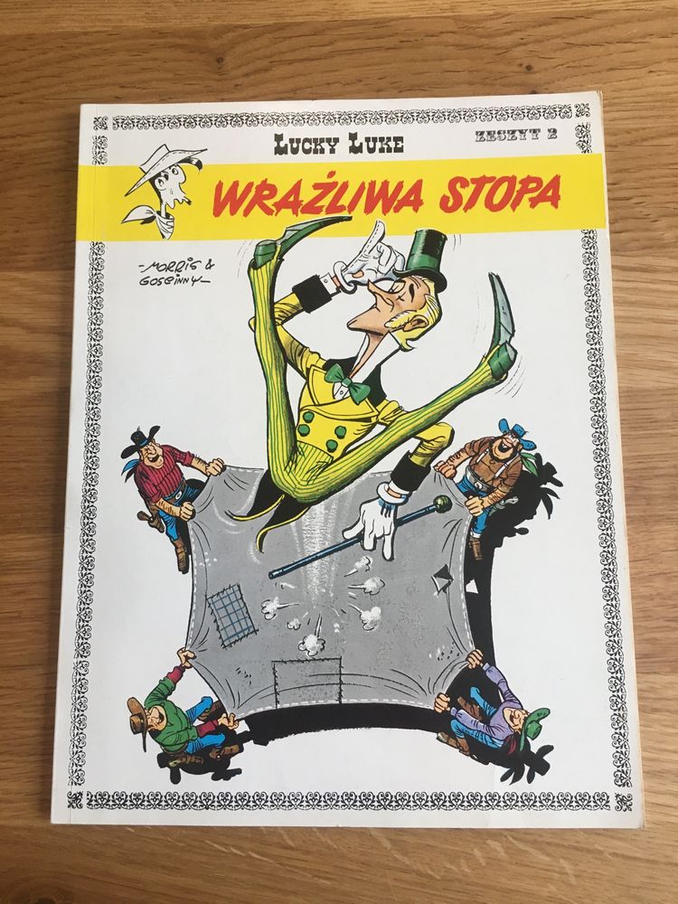 Wrażliwa stopa Lucky Luck komiks