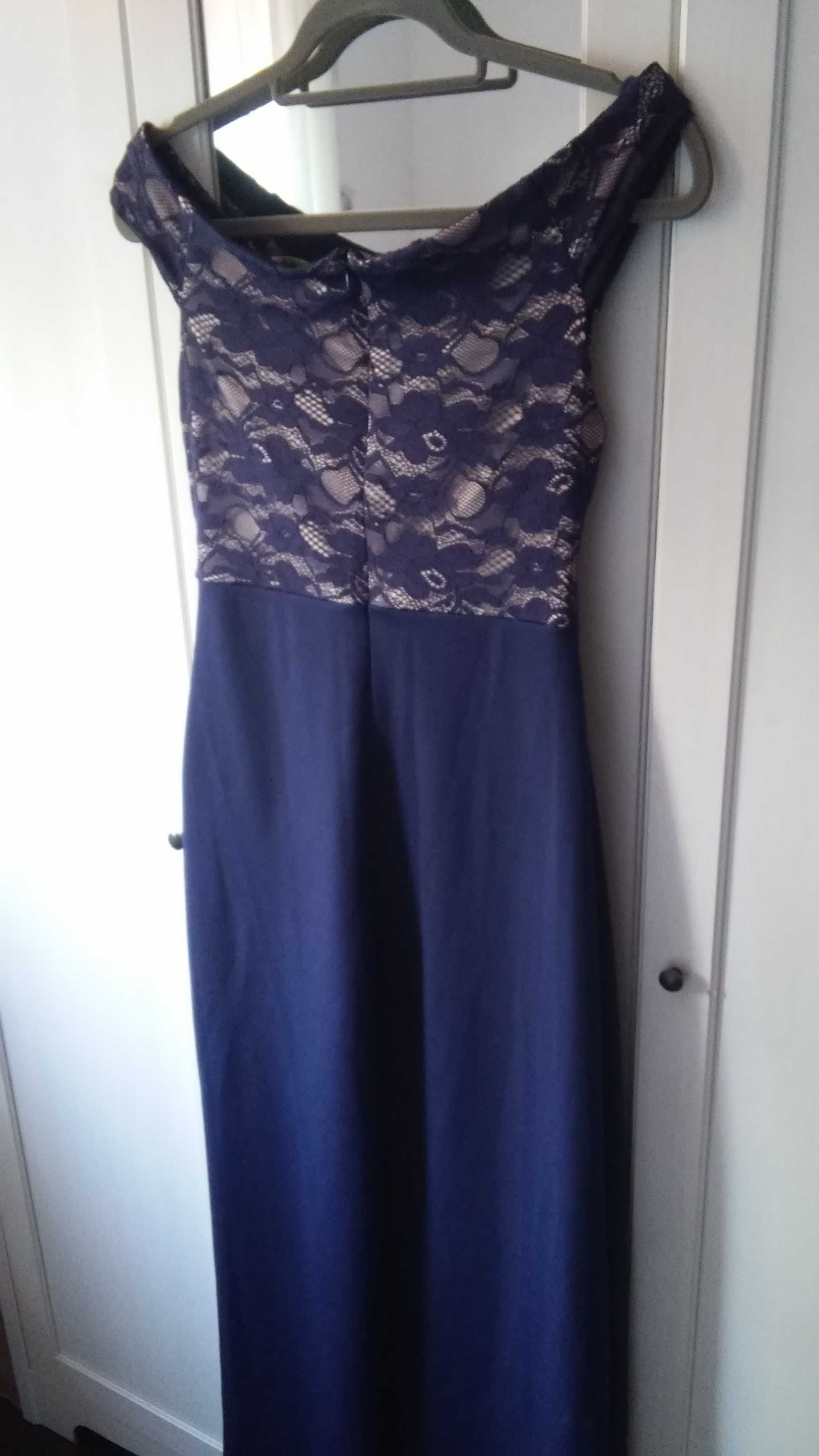 Jessica sukienka granarowa maxi r 40