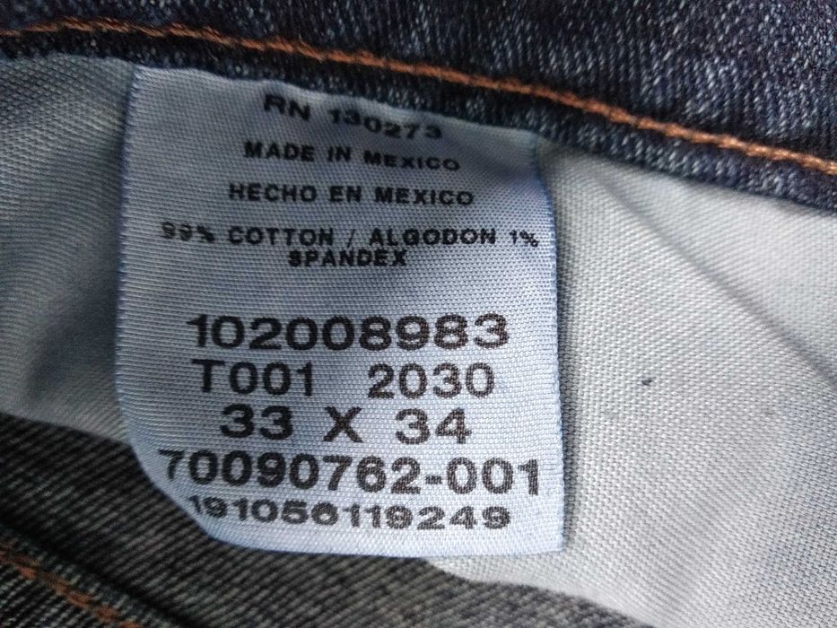 Джинсы Lee Regular Fit. Размер W33xL34. Оригинал