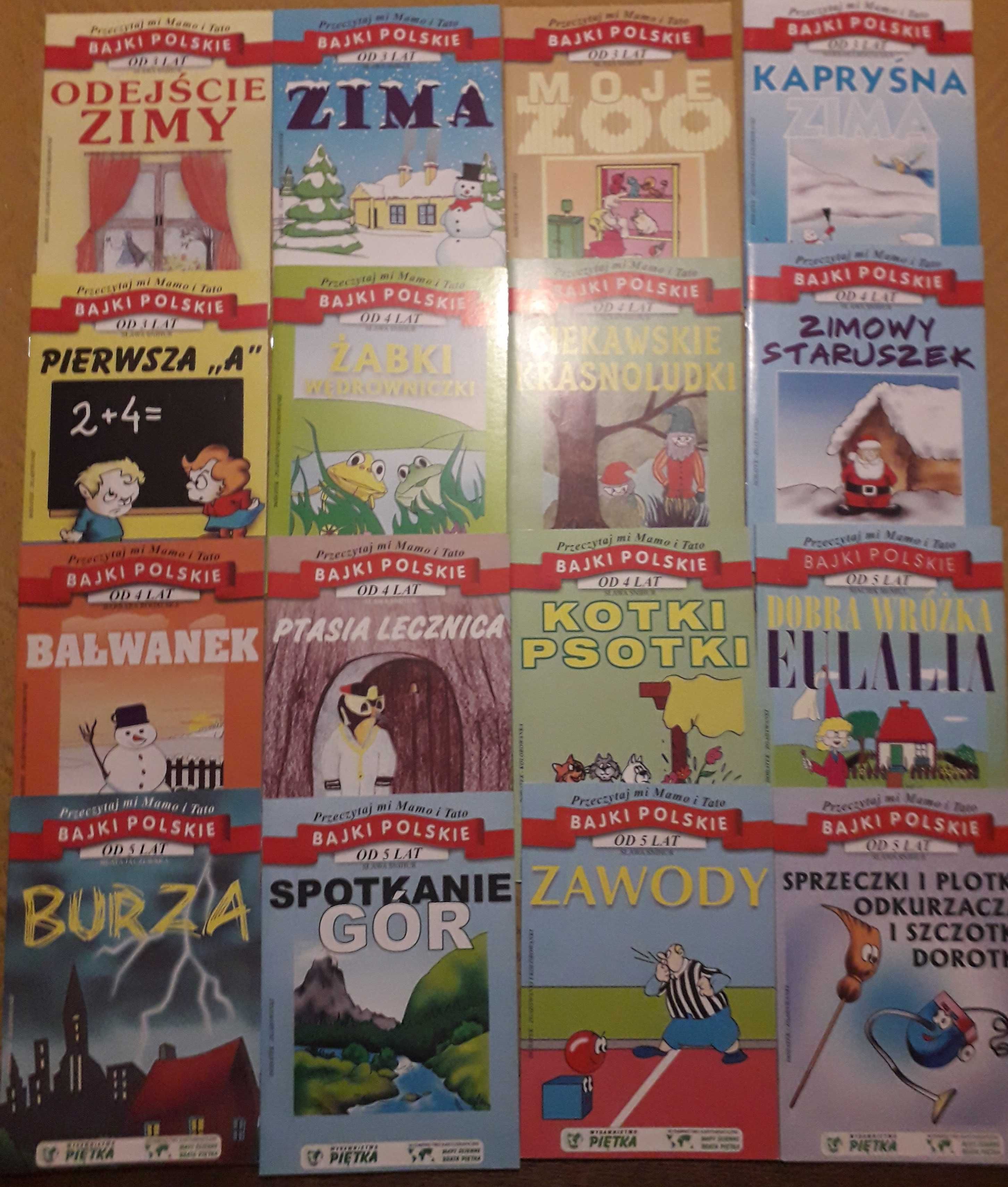 28 szt serii Przeczytaj mi Mamo i Tato bajki polskie od 3 do 6 lat