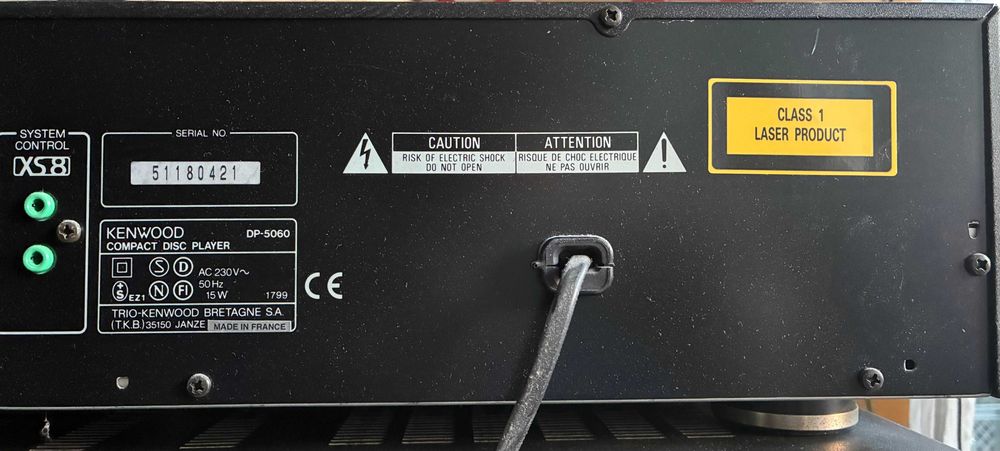 Odtwarzacz CD Kenwood DP-5060 czarny