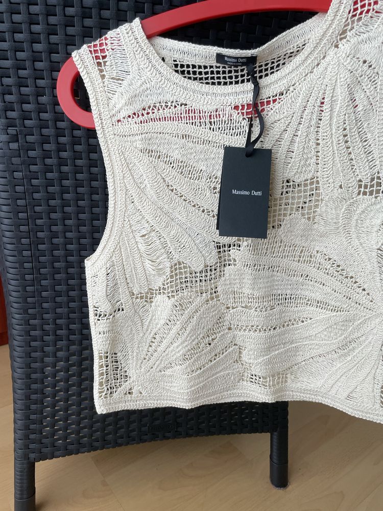 Ażurowy Top Massimo Dutti s/m