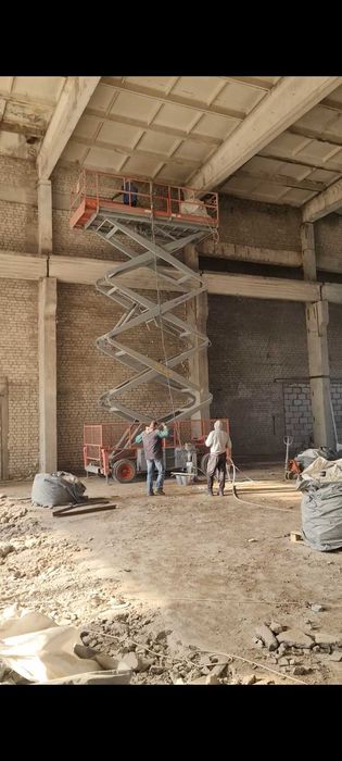 Піскоструй, фарбування стель, стін ангарів, складів, металоконструкцій