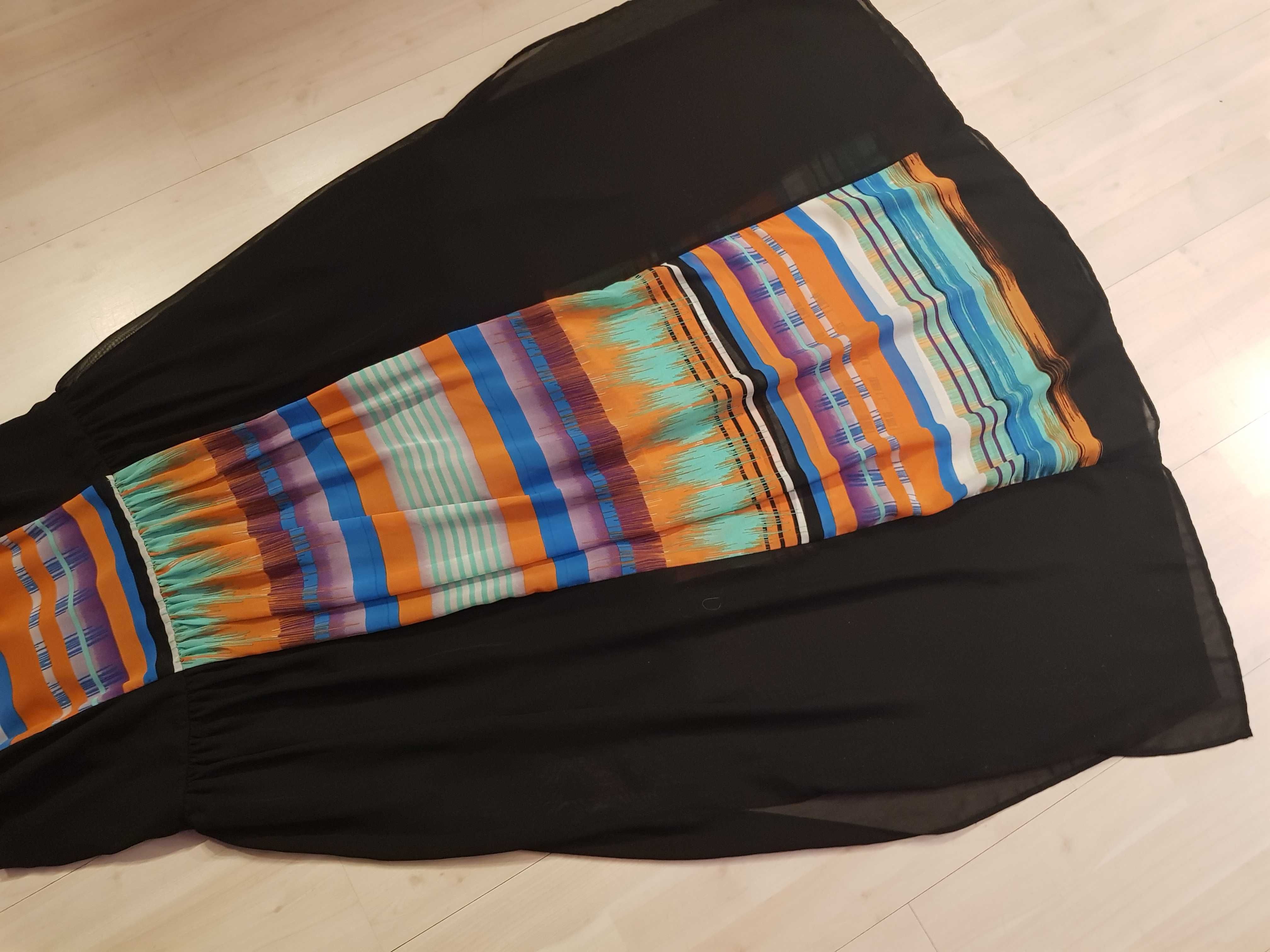 L XL strój sukienka letnia hipiska hinduska lata 70 hipis nr 435