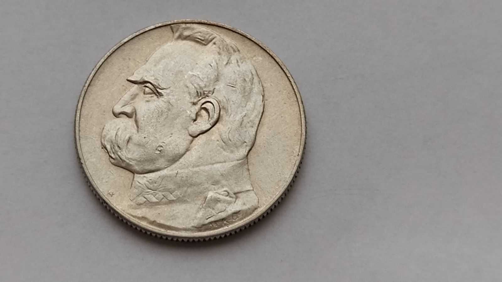 Moneta 5zł Józef Piłsudski 1936 srebro